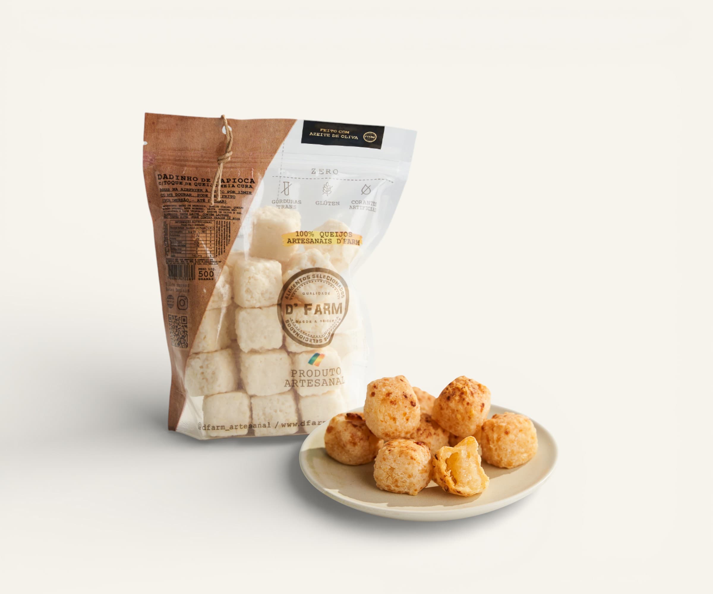 Dadinho de tapioca D'Farm 300g