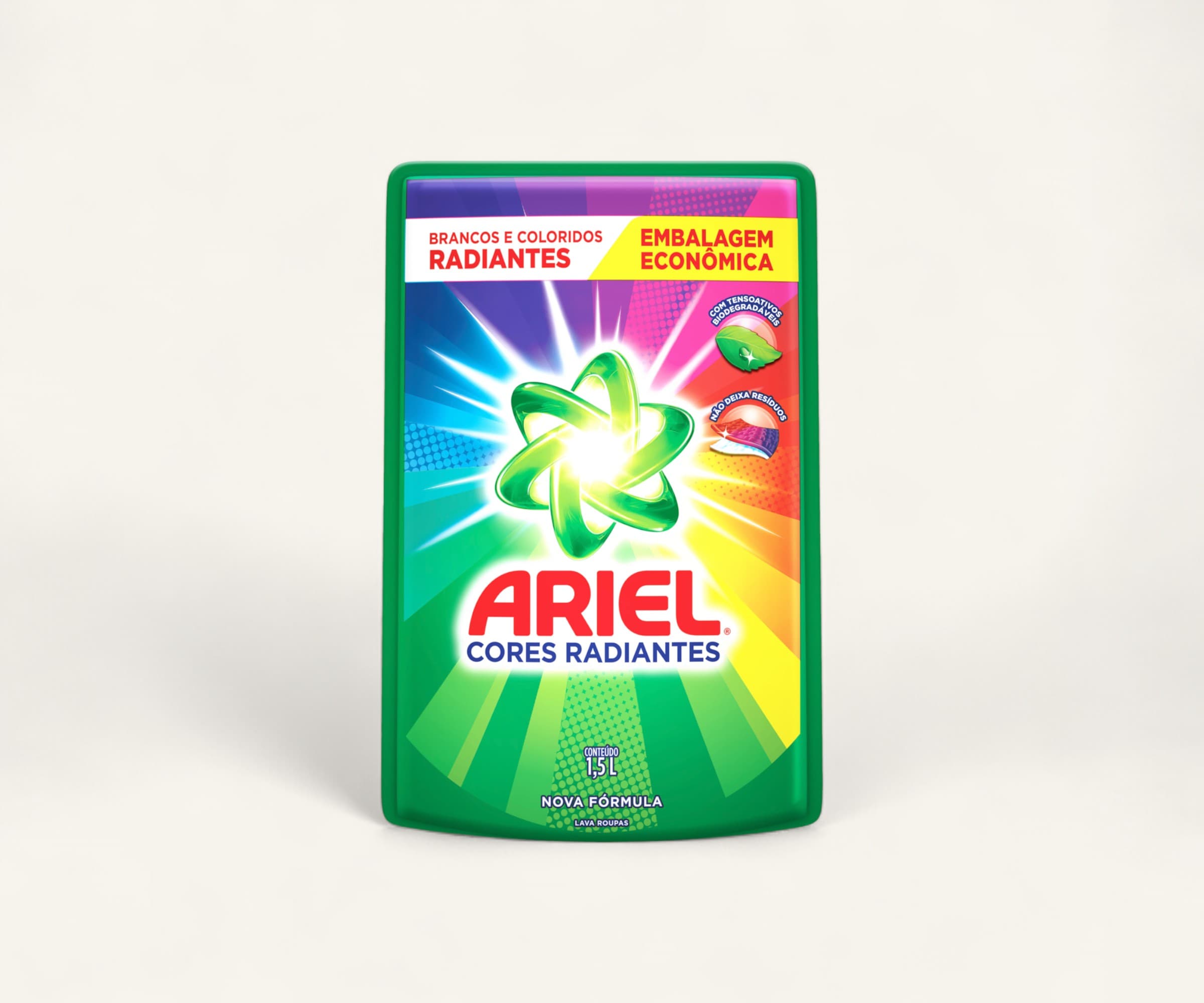 Lava roupas líquido clássico Ariel refil 1,5l