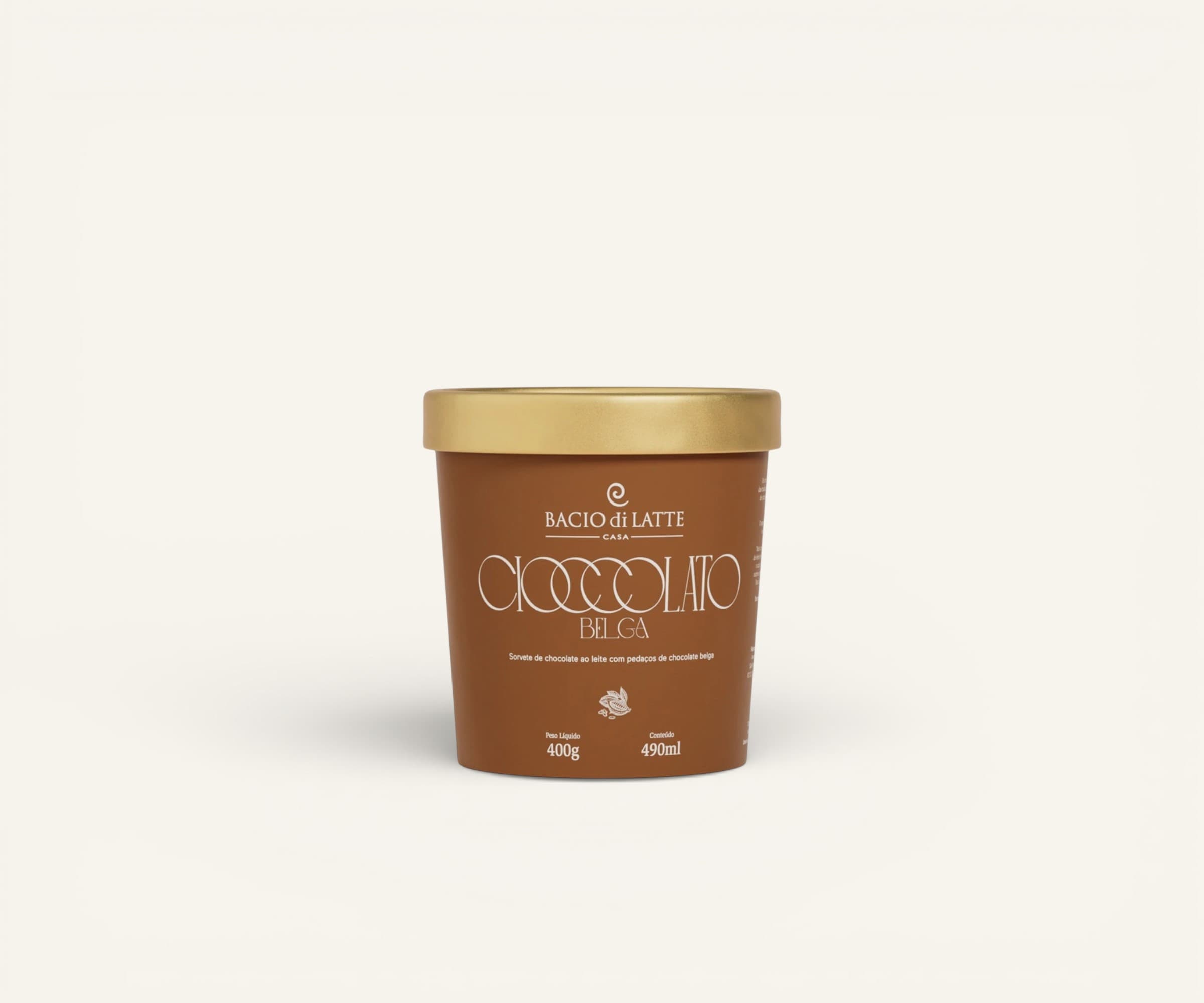 Gelato Bacio di Latte ciococolato belga 490ml