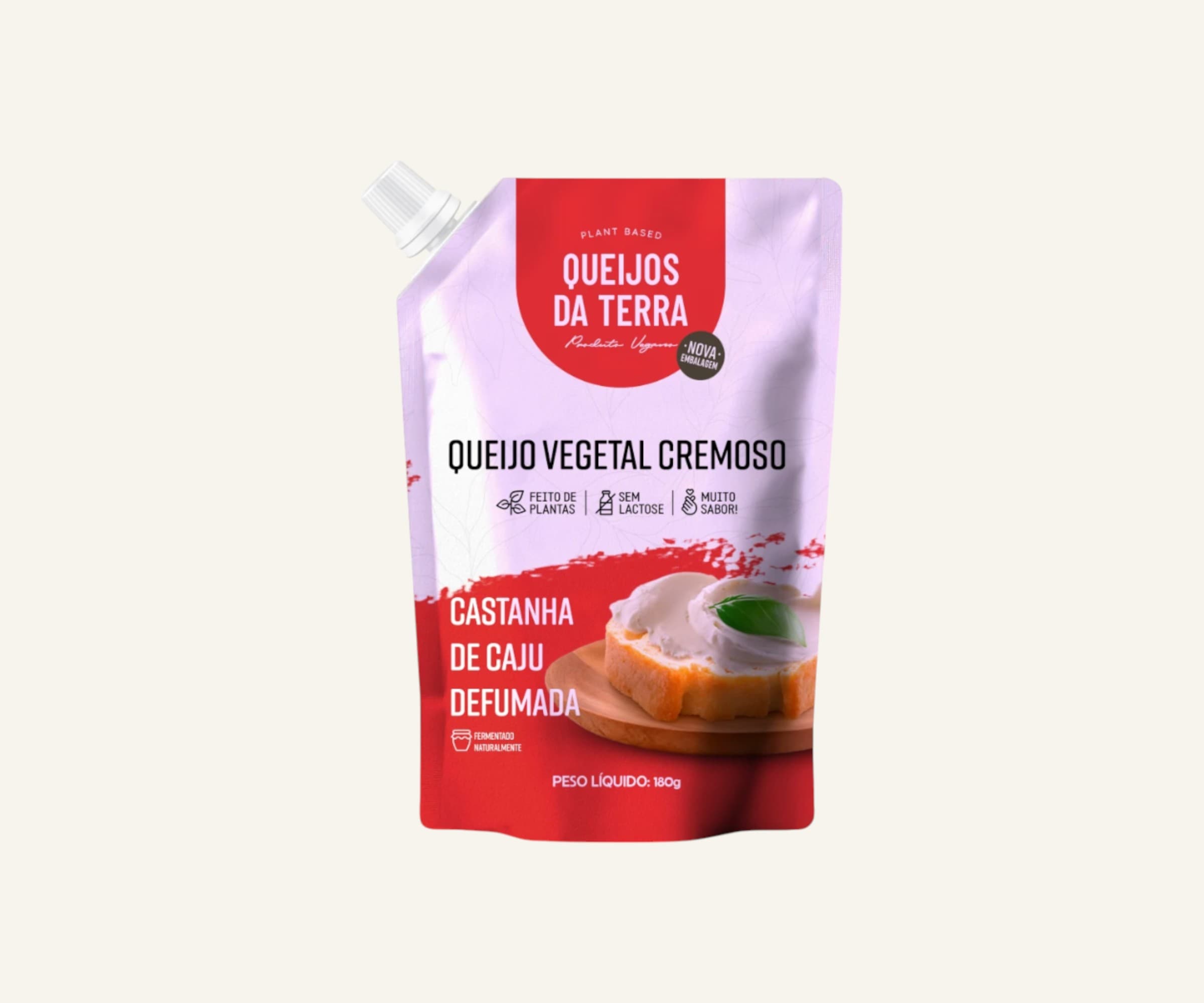 Queijo cremoso de castanha de caju defumada 180g