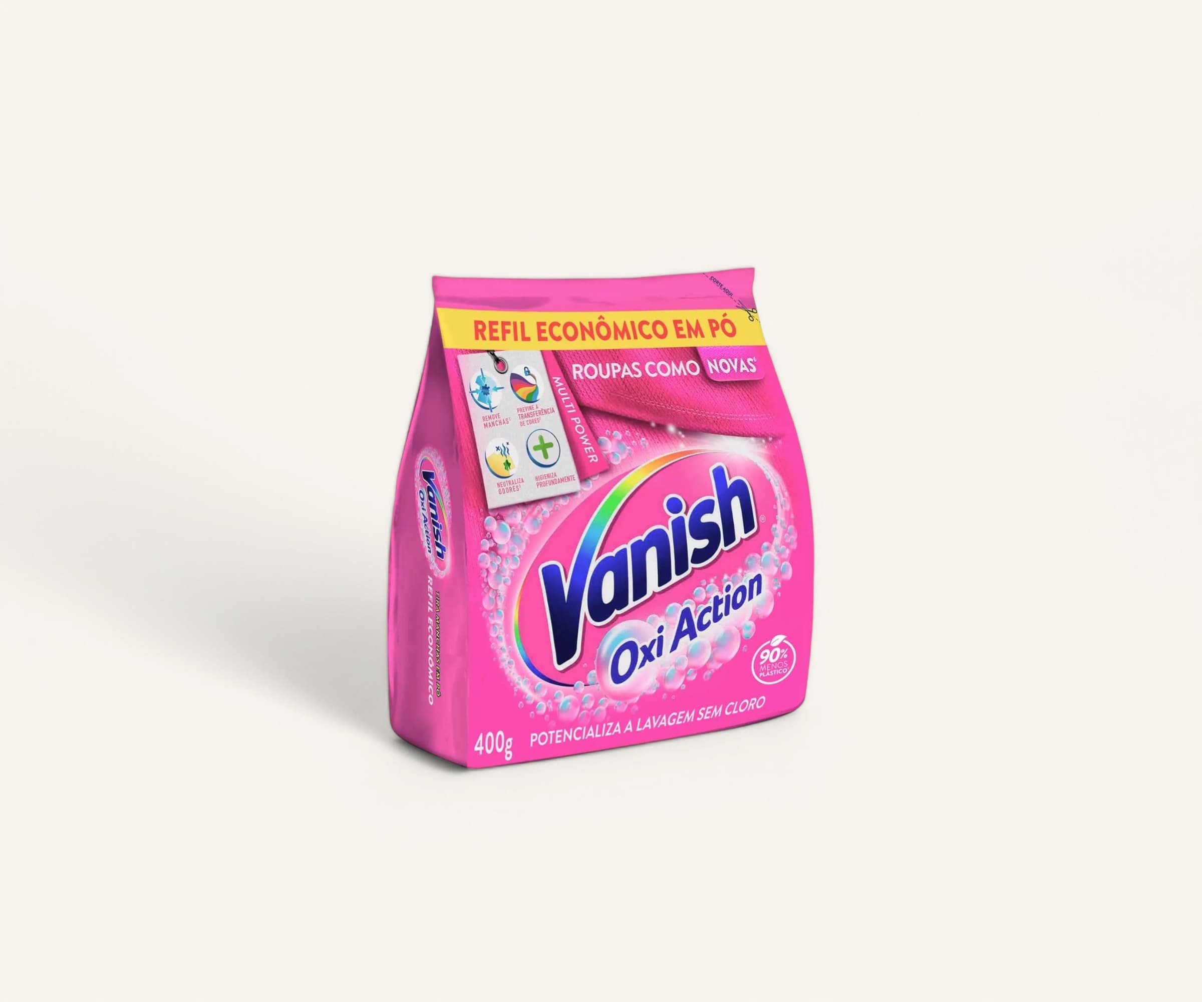 Tira manchas em pó oxi action Vanish 400g