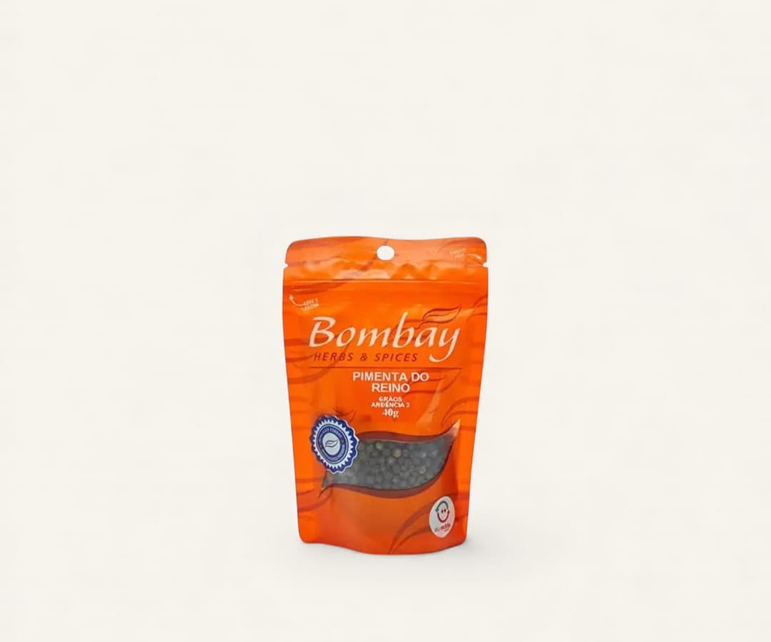 Pimenta do reino em grãos Bombay 40g