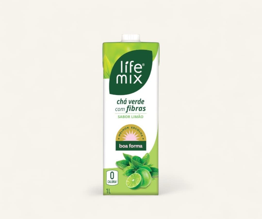 Chá verde de limão Life mix 1l