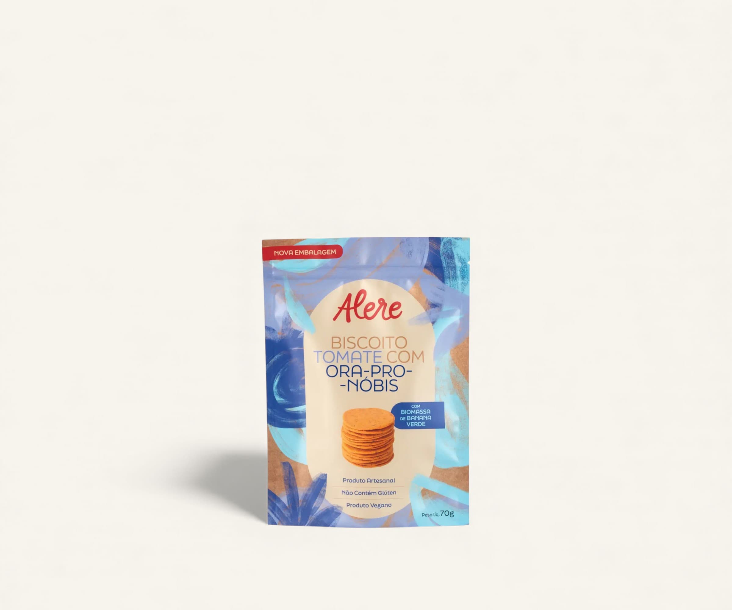 Biscoito de tomate e ora-pro-nóbis 70g
