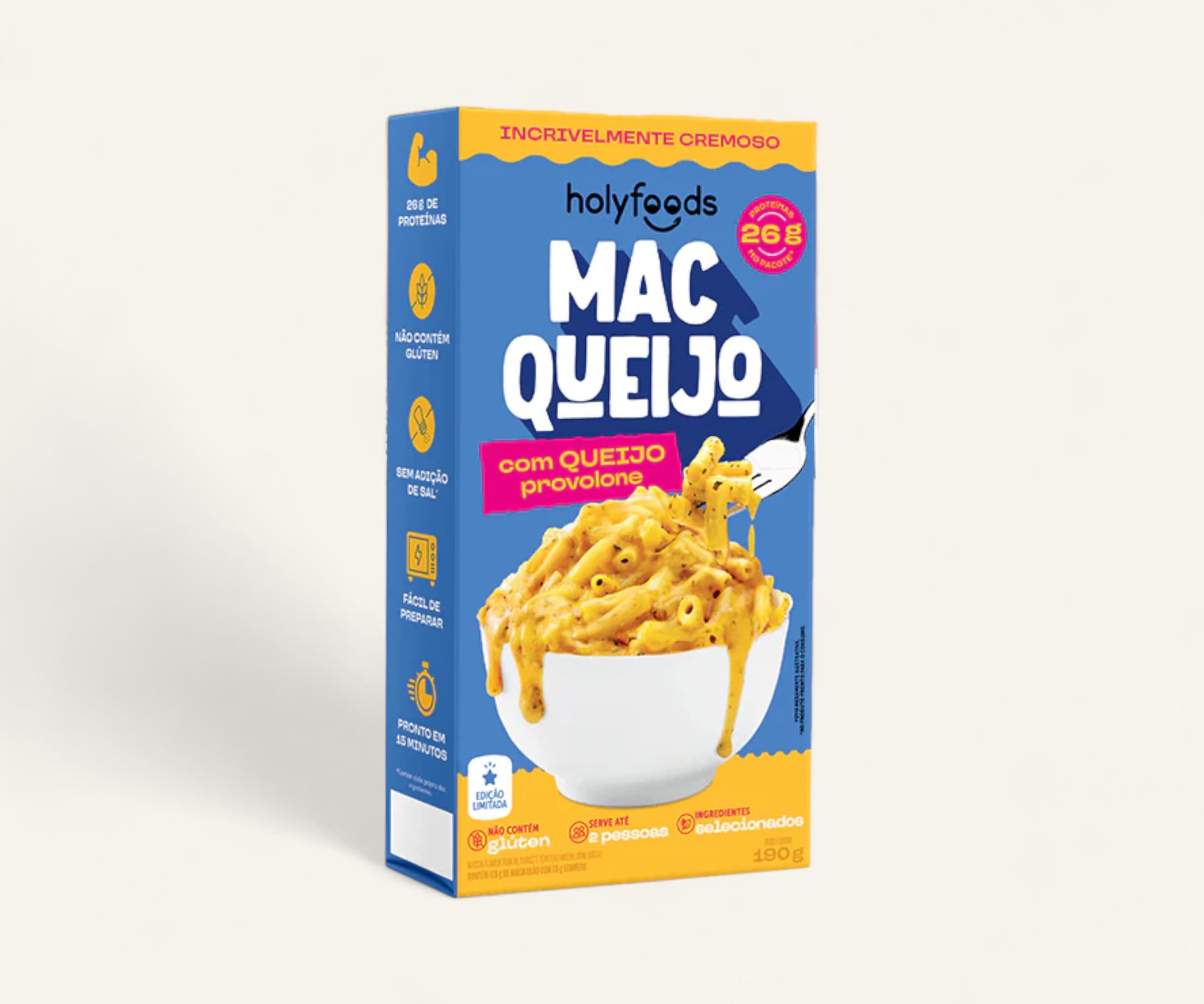 Macarrão proteico MacQueijo 190g