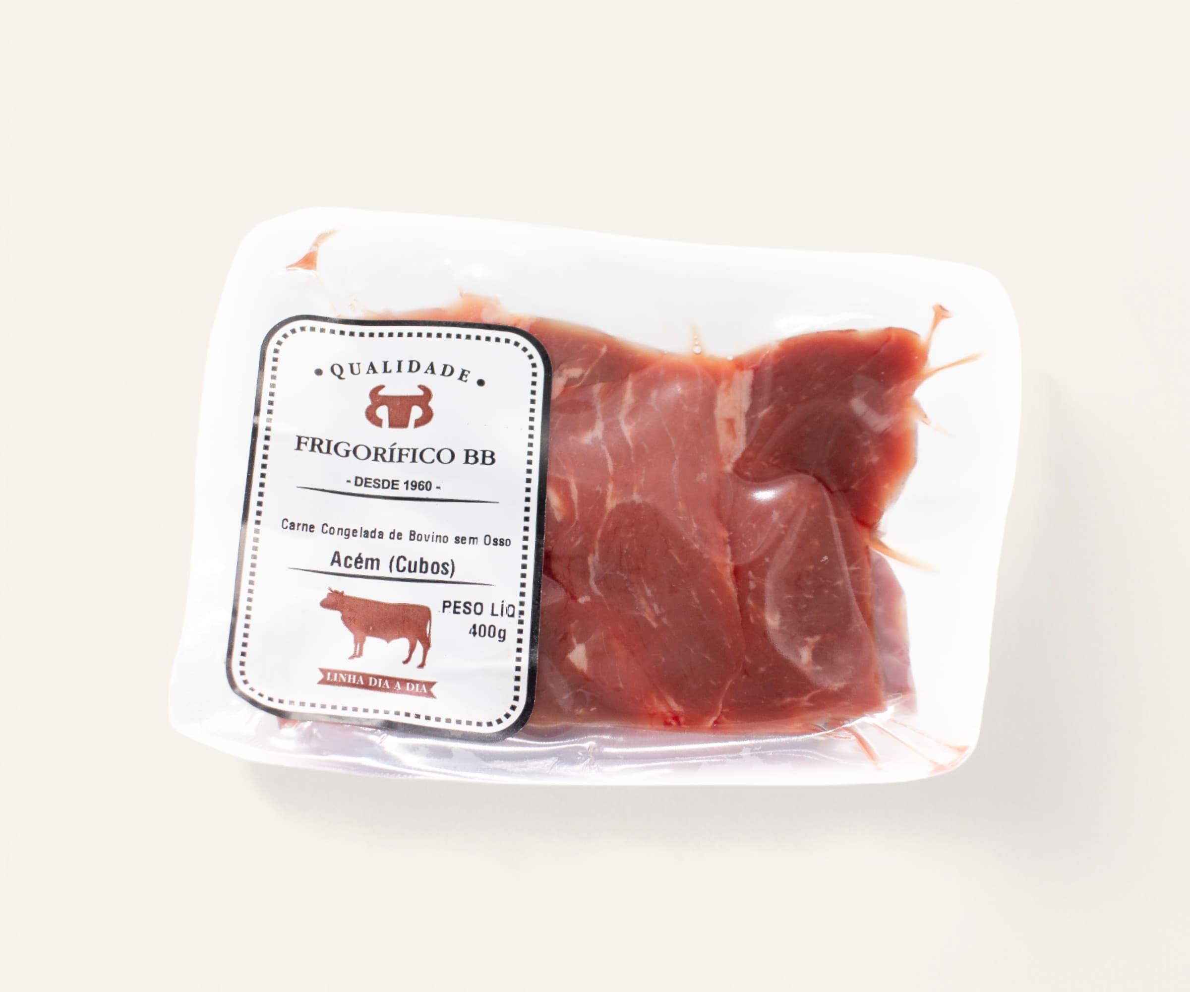 Acém em cubos congelado 400g