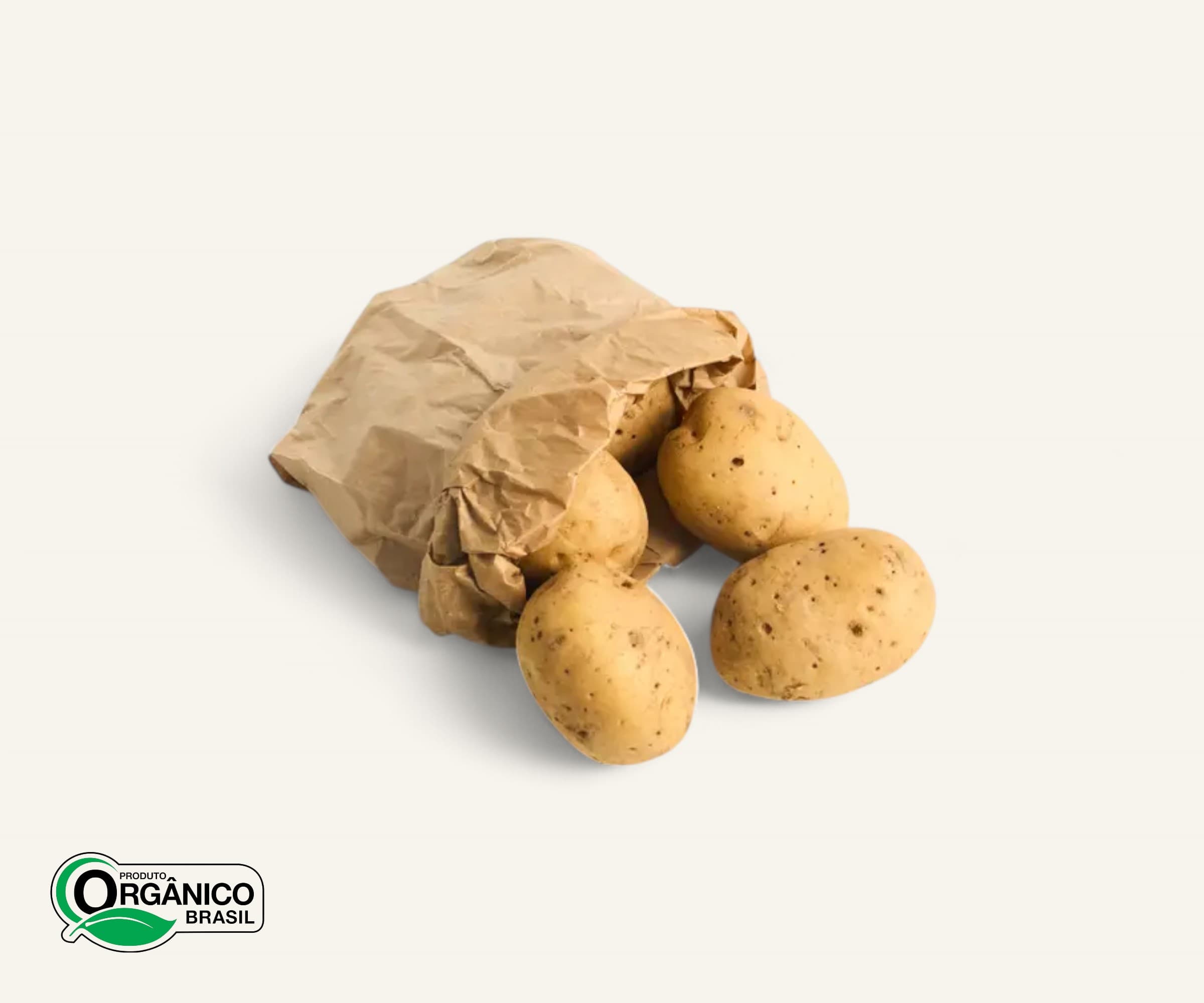 Batata inglesa orgânica 600g | 2 a 4und