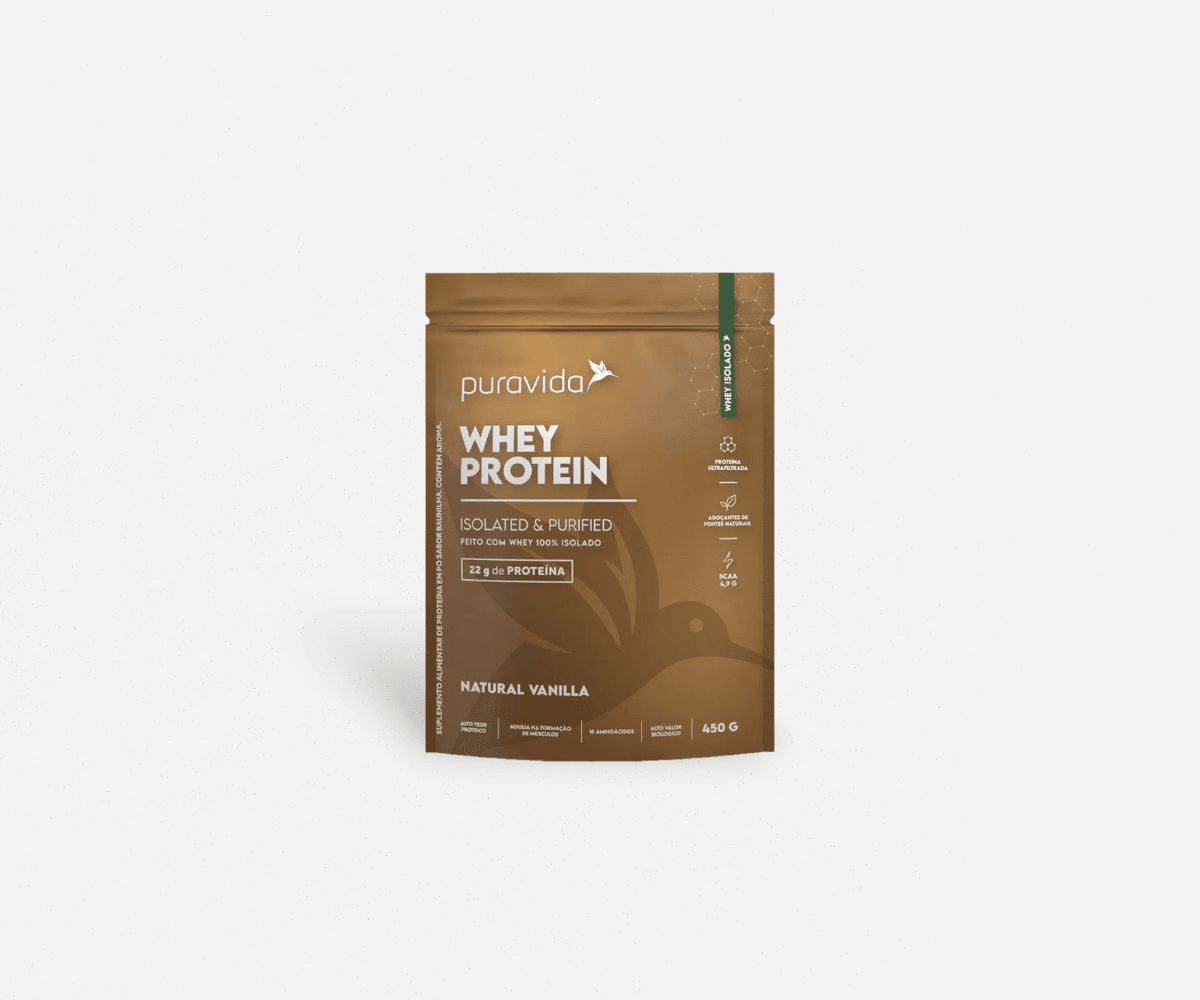 Whey Protein Isolado Natural Vanilla - 450g