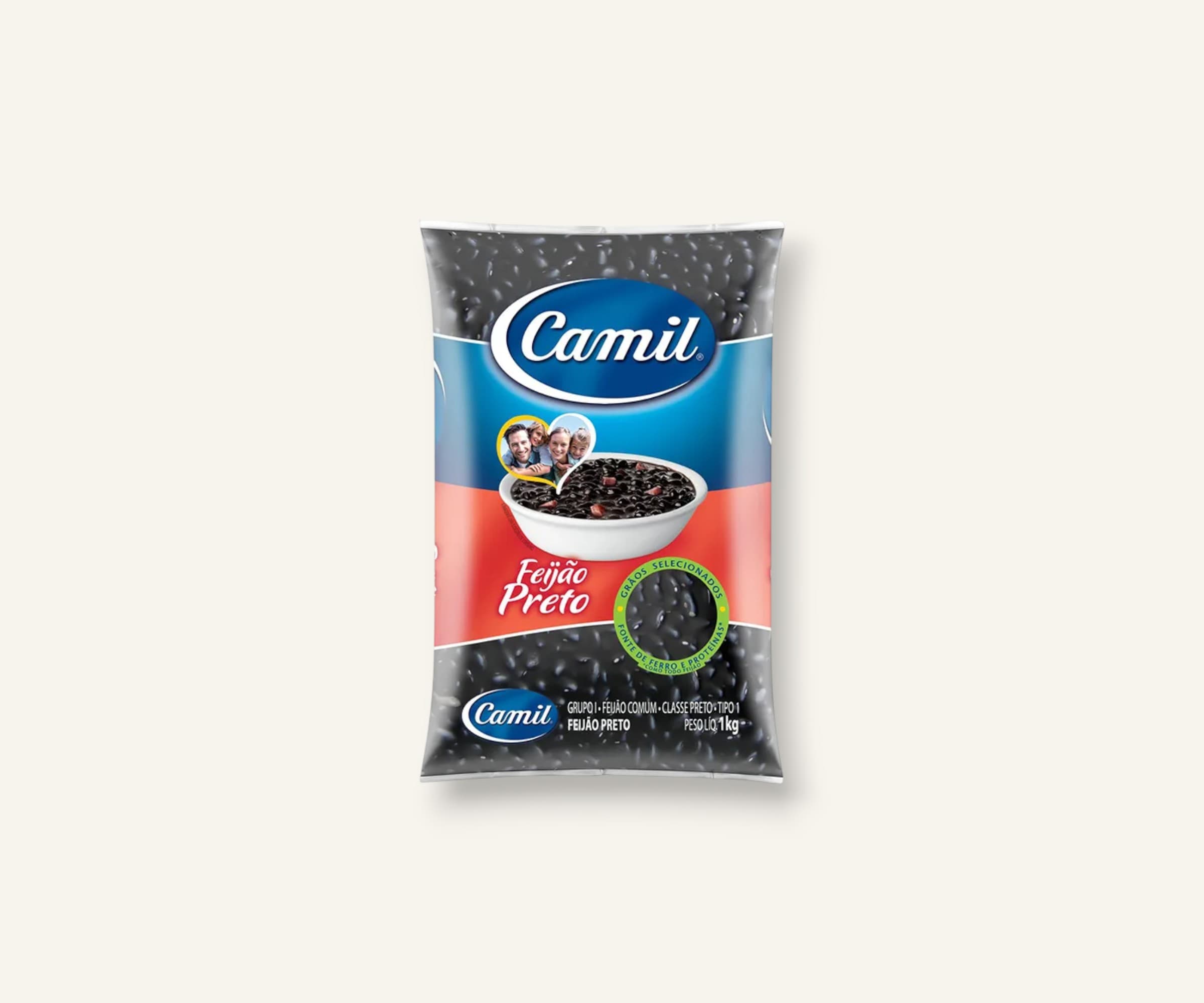 Feijão preto Camil 1kg