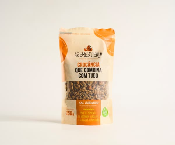 Mix de semente de abóbora, girassol e gergelim temperados 150g