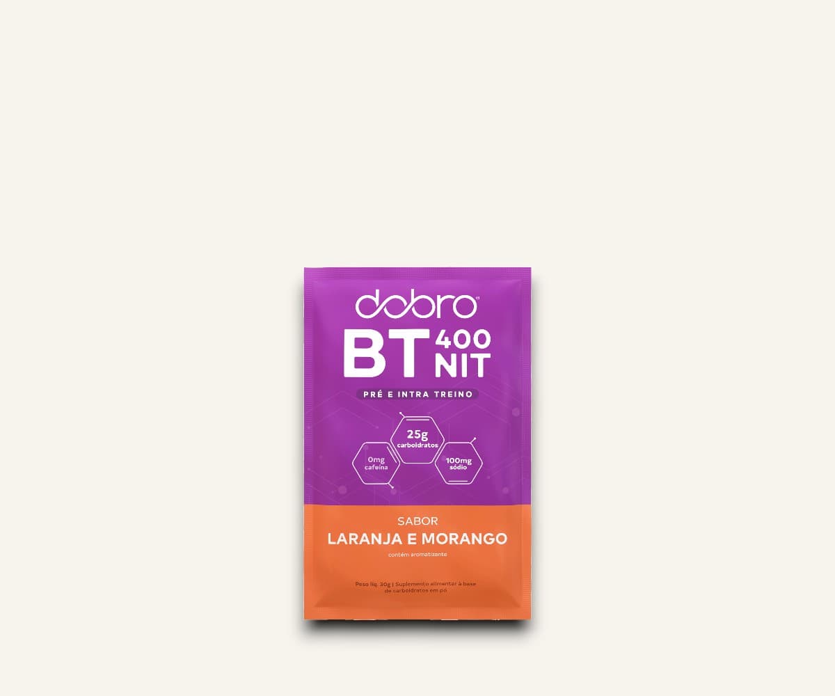 Sachê BT 400 Nitrato sabor laranja e morango 30g