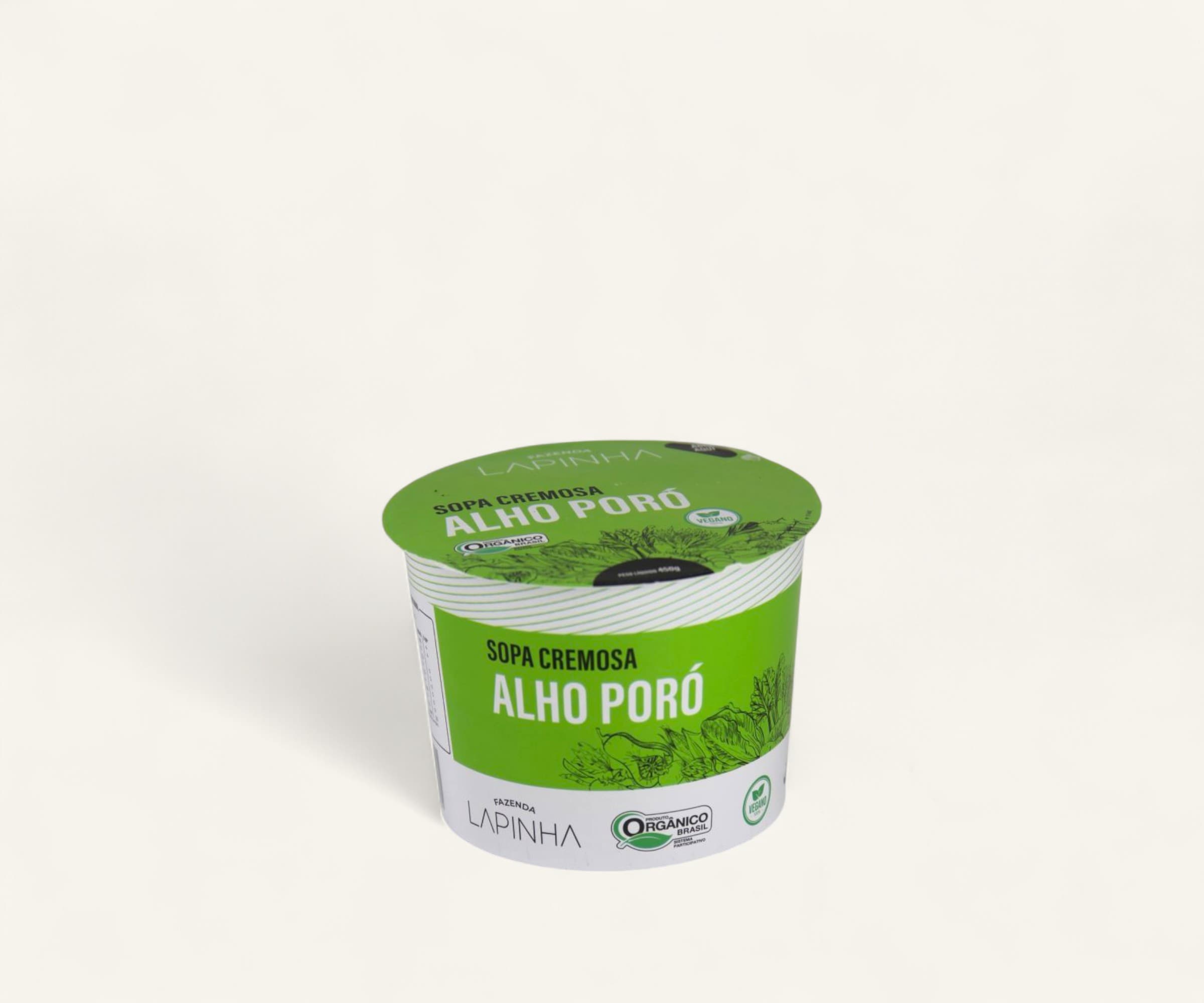 Sopa cremosa alho poró Fazenda Lapinha 450g