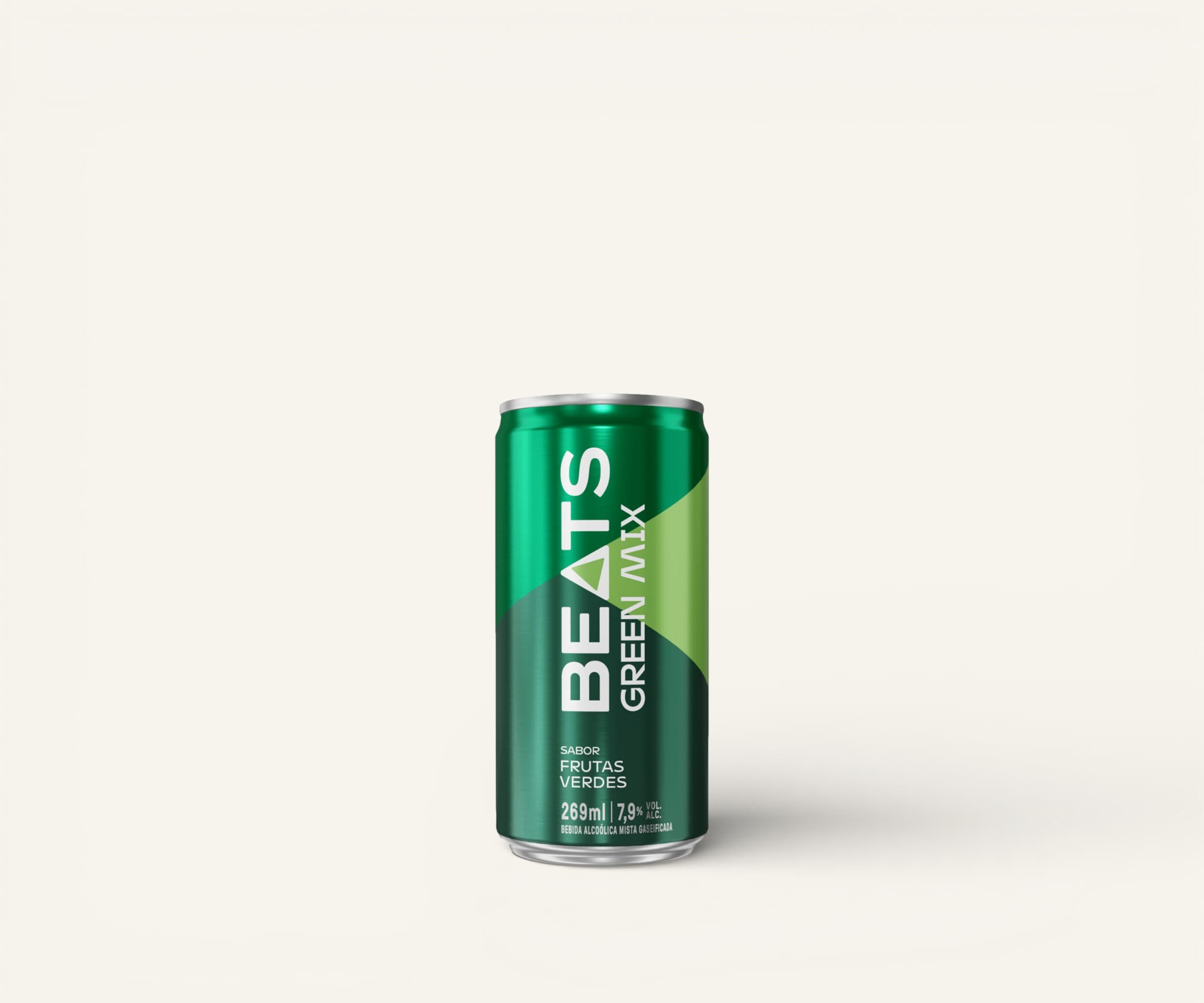 Drink alcoólico pronto Beats Green Mix sabor frutas verdes lata 269ml