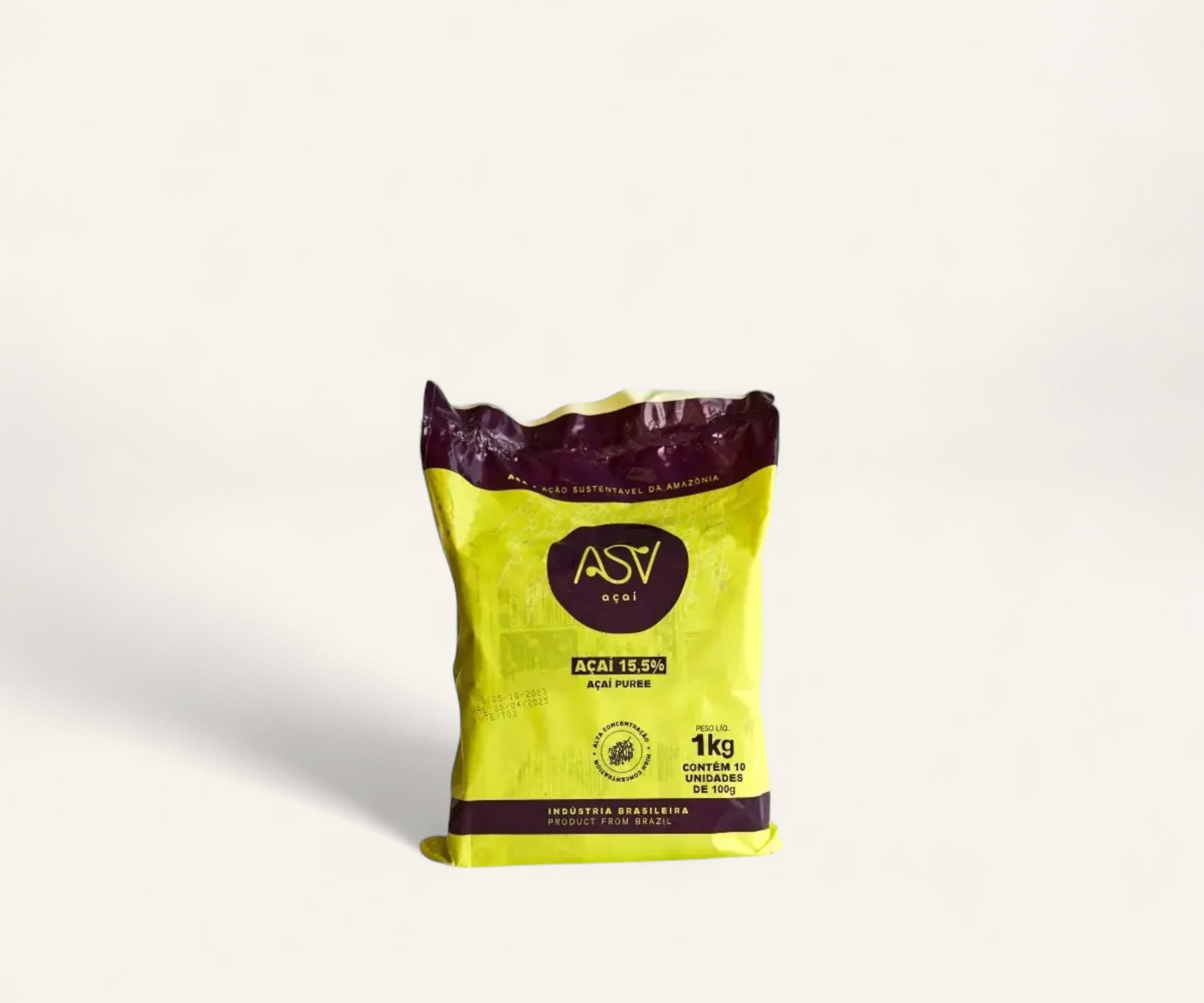 Polpa pura de açaí (10un - 100g)
