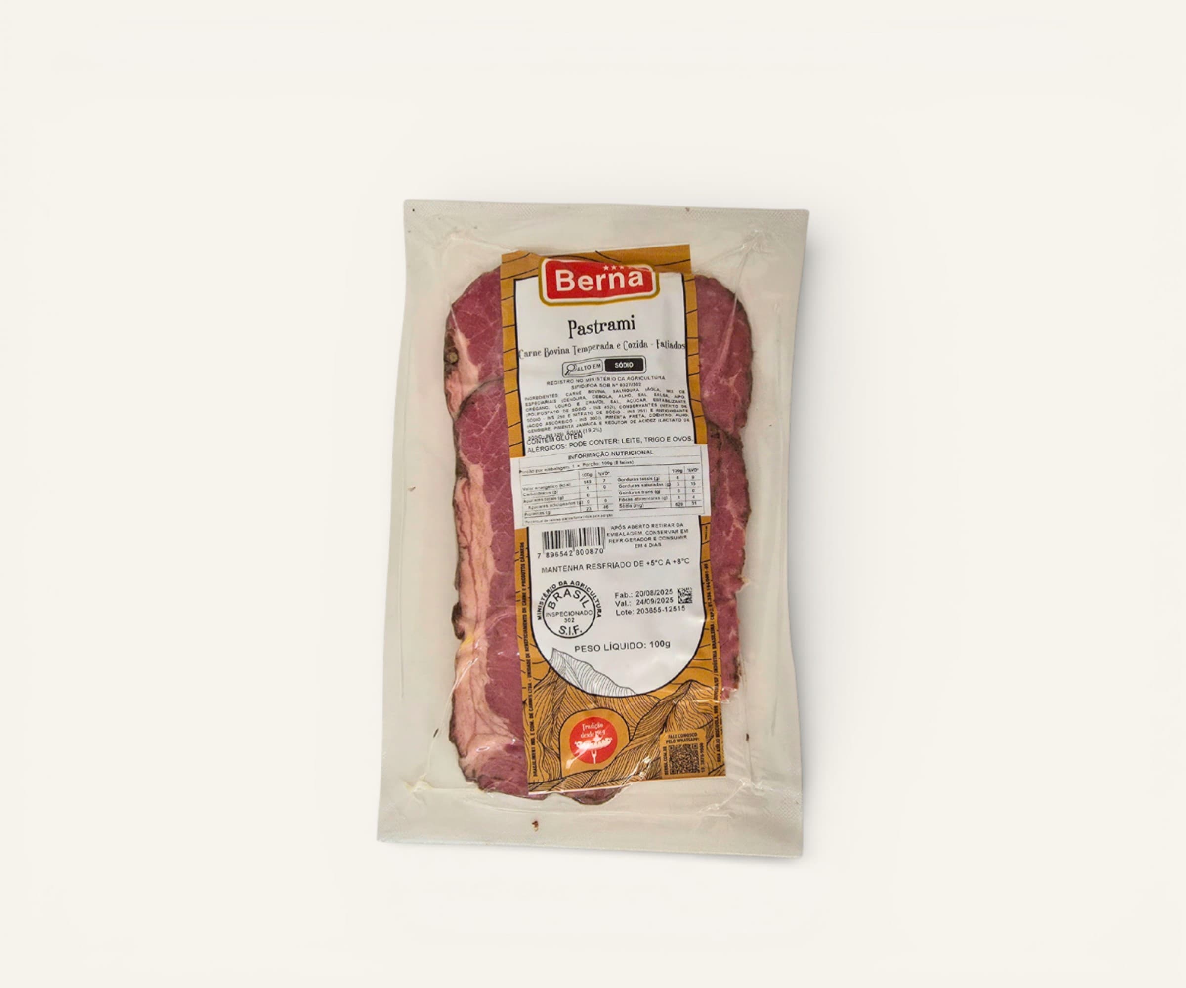 Pastrami Berna 100g