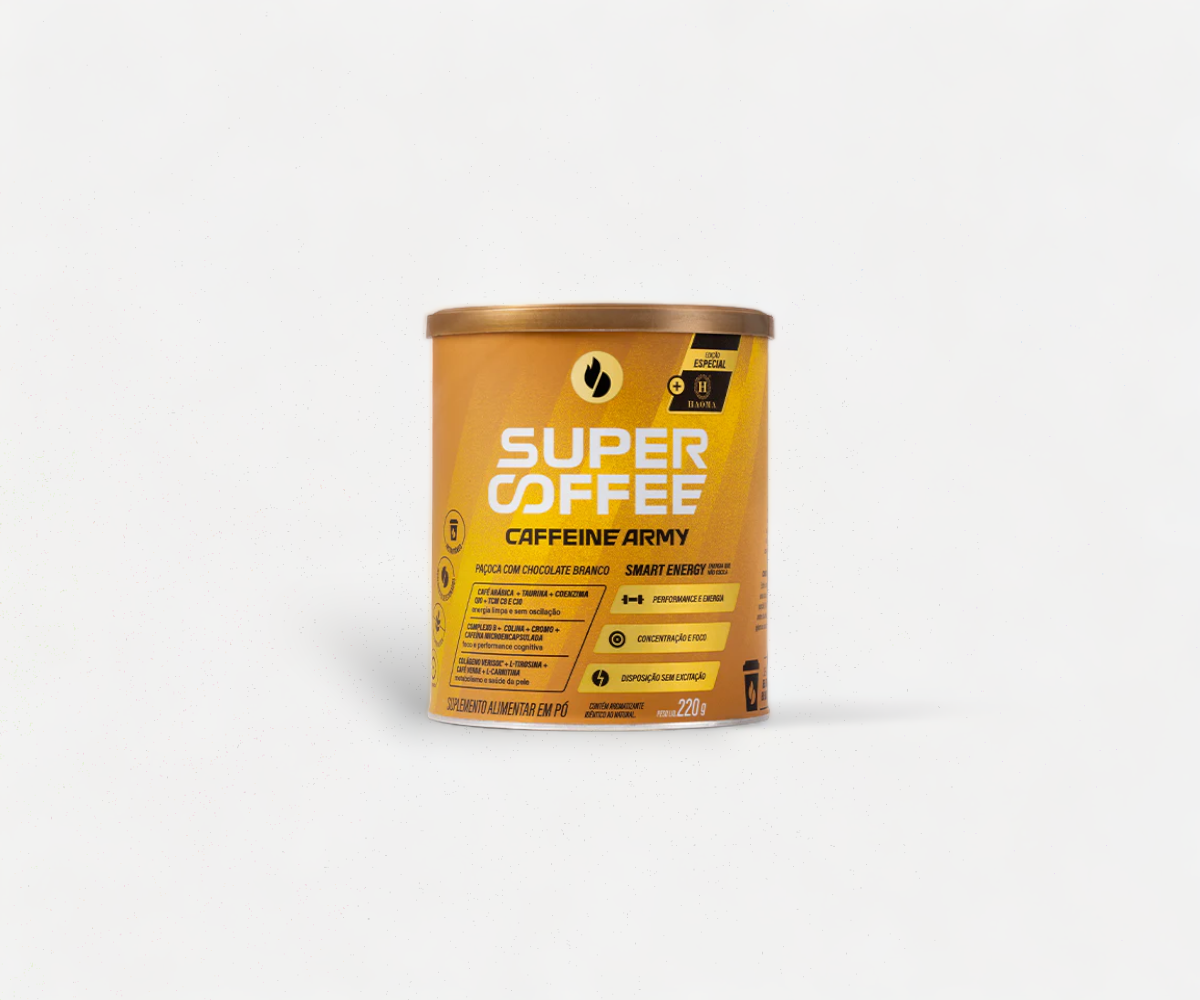 Supercoffee 3.0 paçoca com chocolate branco - Caffeine Army 220g