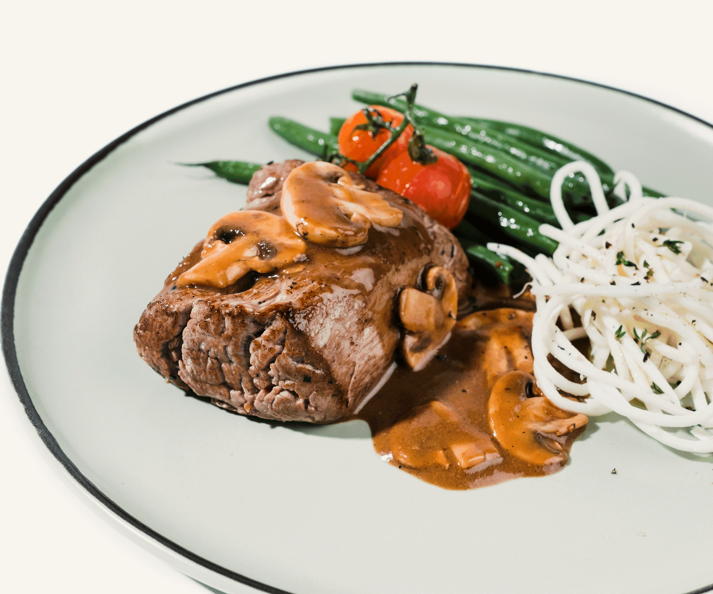 Filé mignon bovino em medalhão grass-fed 360g