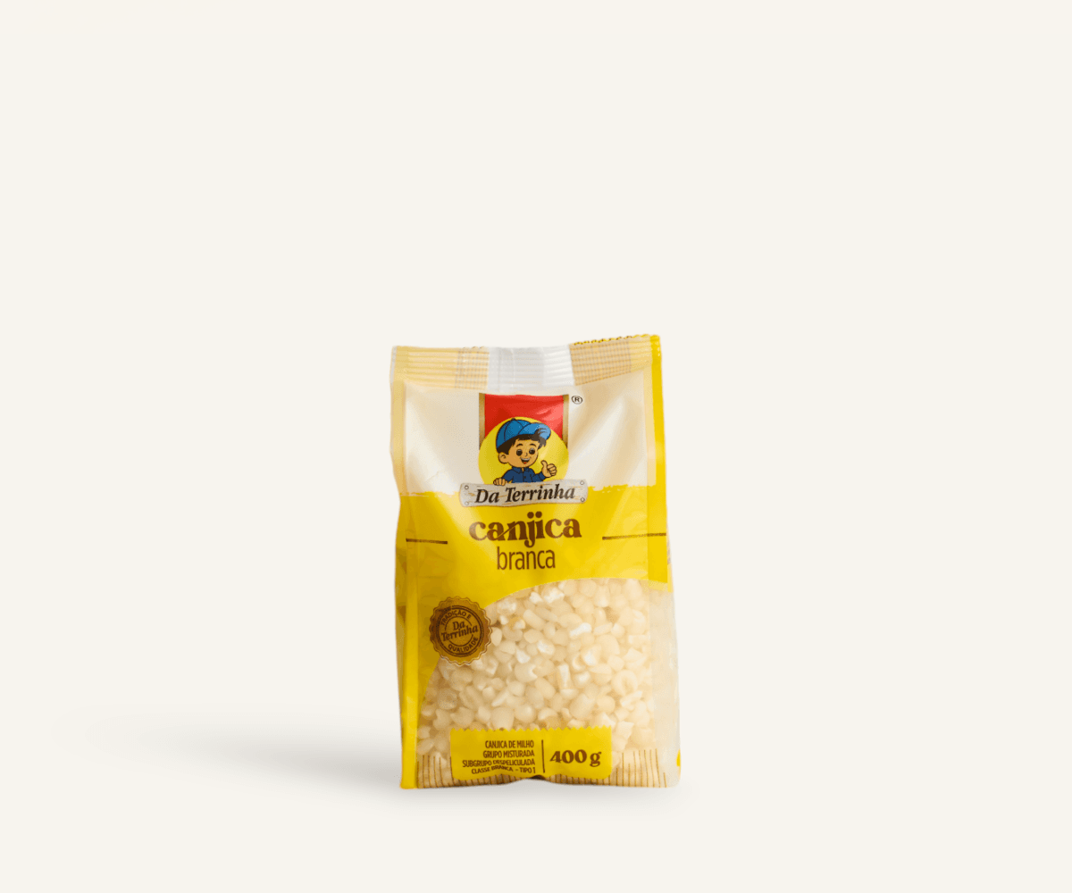 Canjica branca Da Terrinha 400g