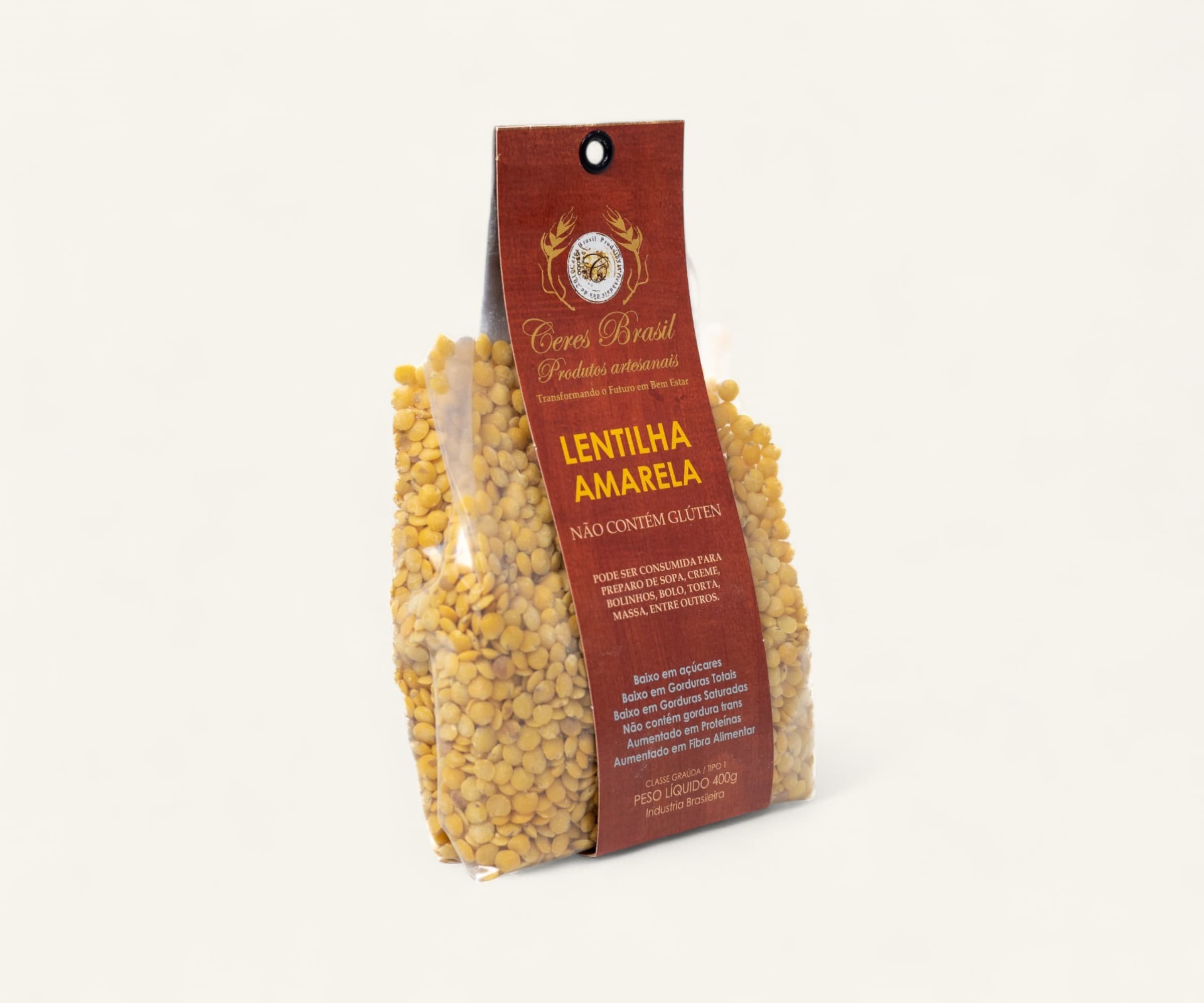Lentilha amarela 400g