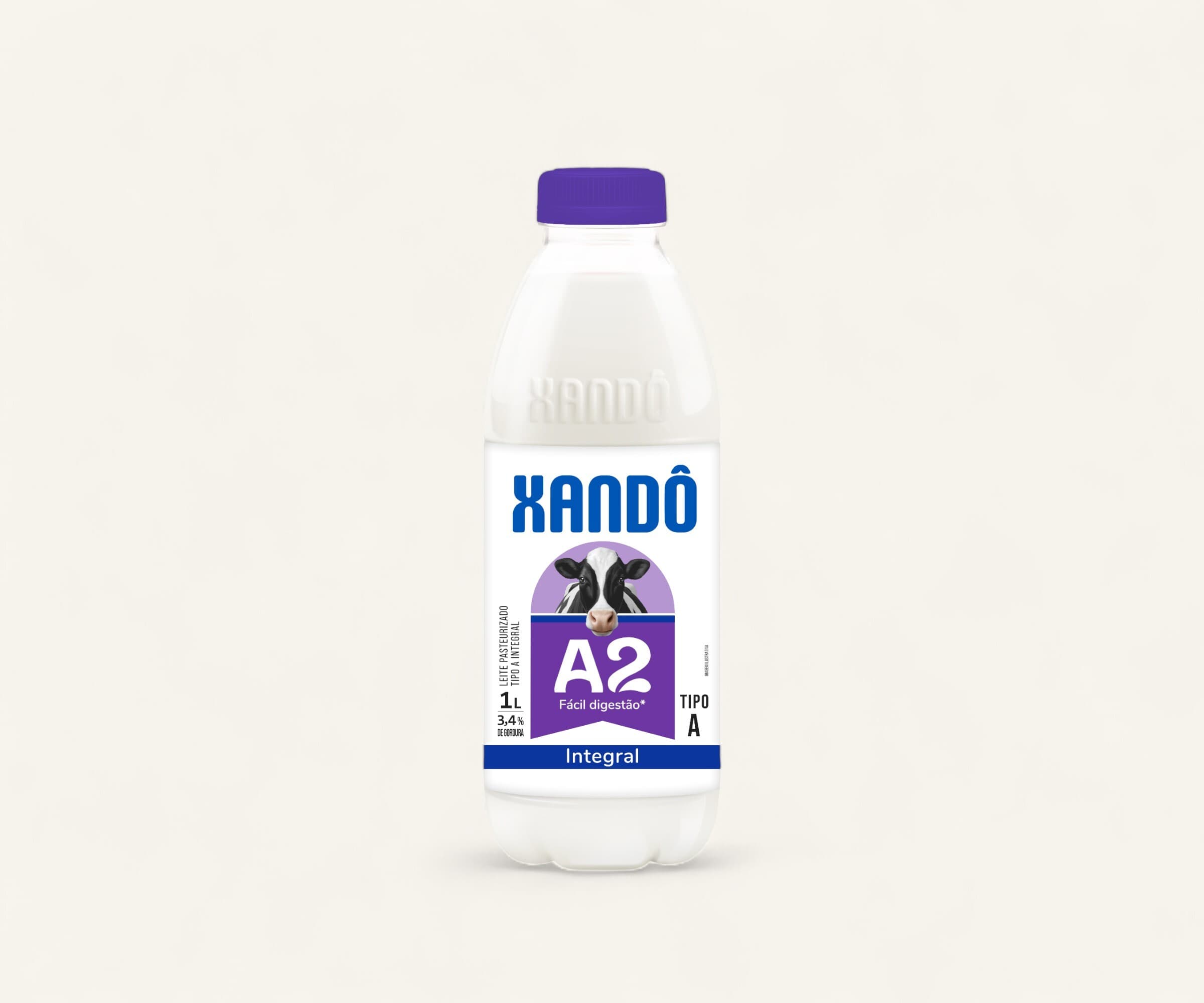 Leite pasteurizado A2 integral tipo A Xandô 1l