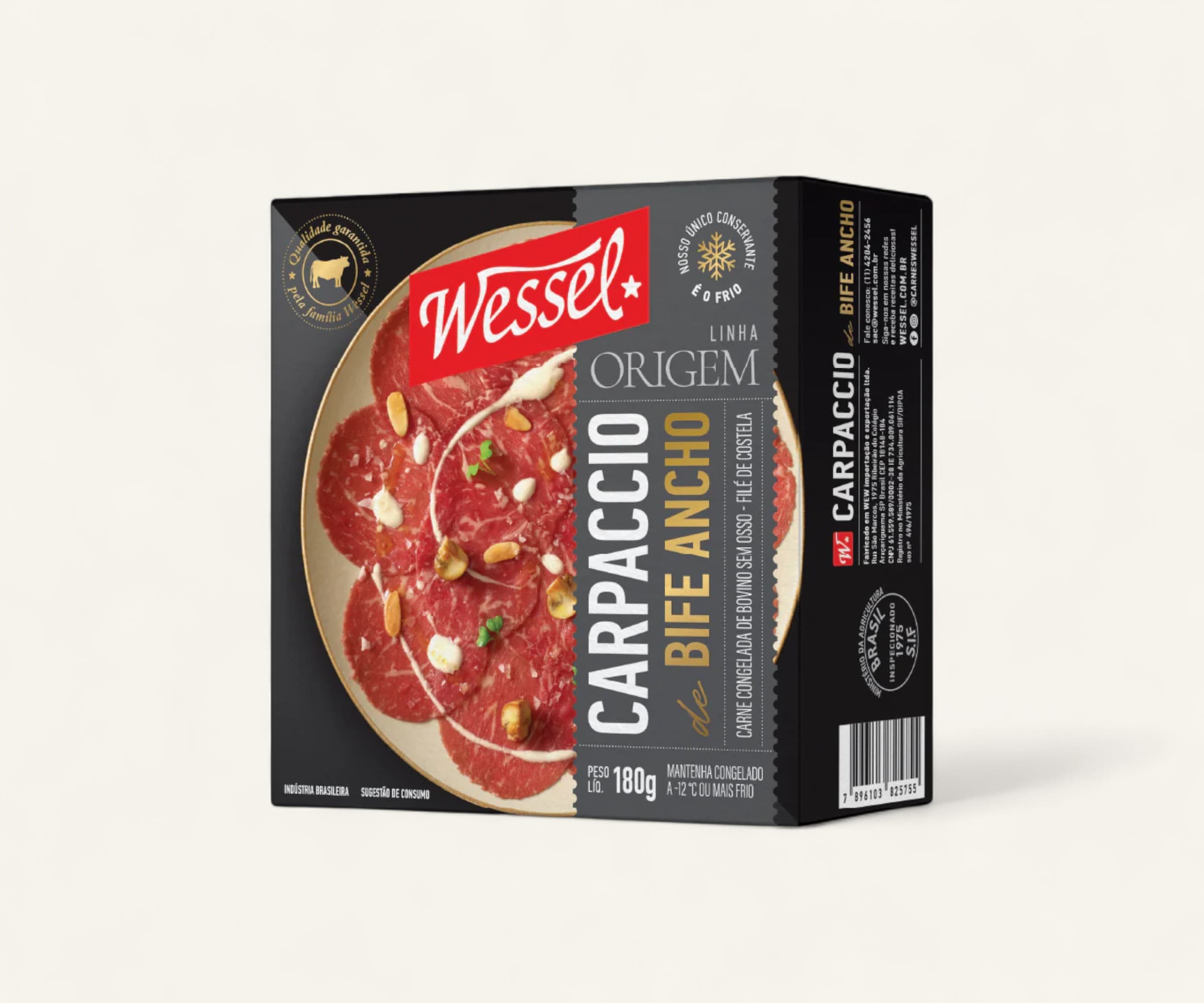 Carpaccio de bife ancho Linha Origem 180g