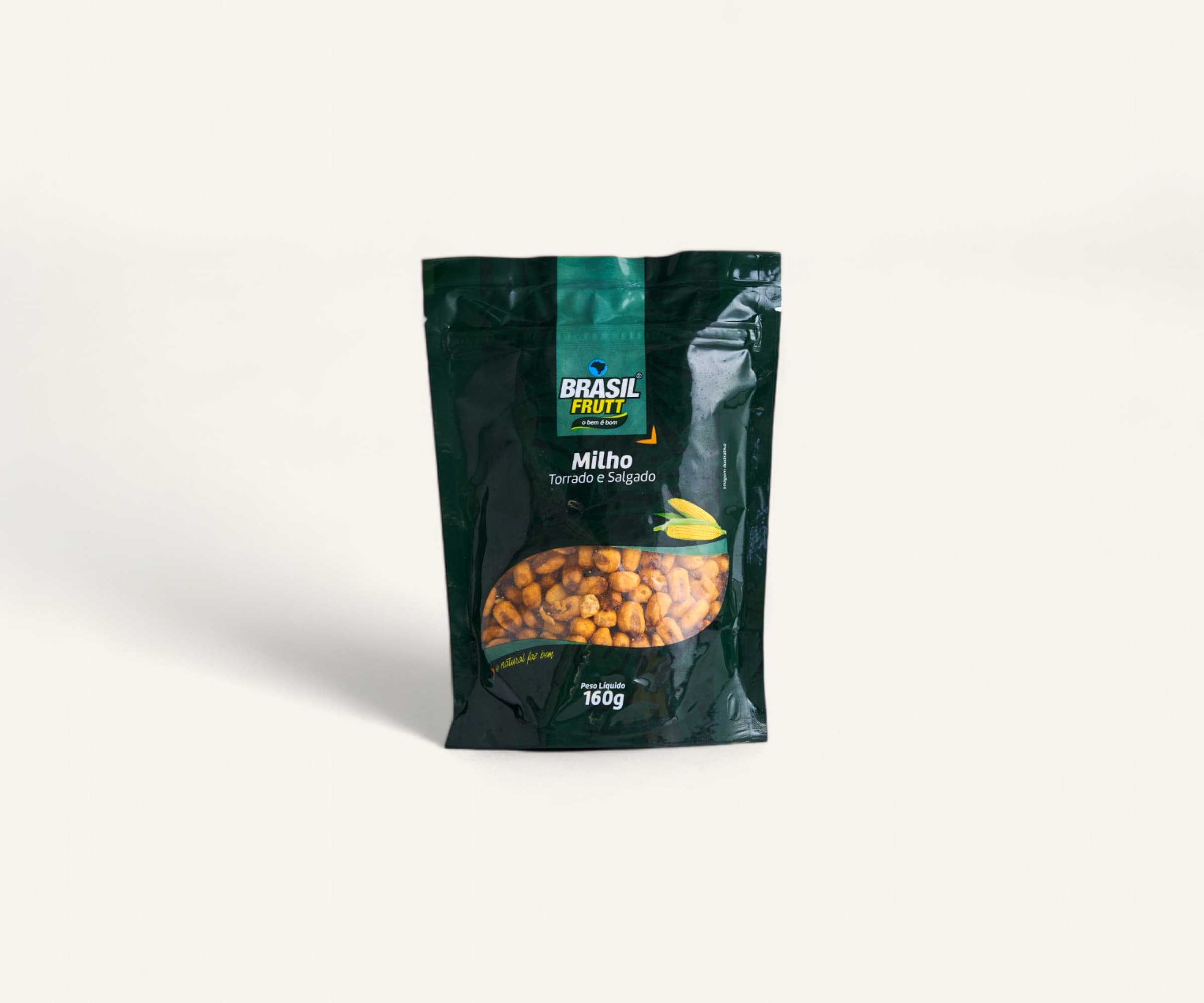 Milho torrado e salgado 160g