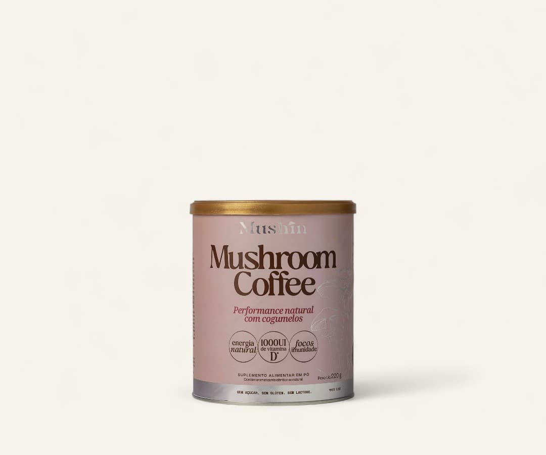 Café com extrato de cogumelos Mushin 220g