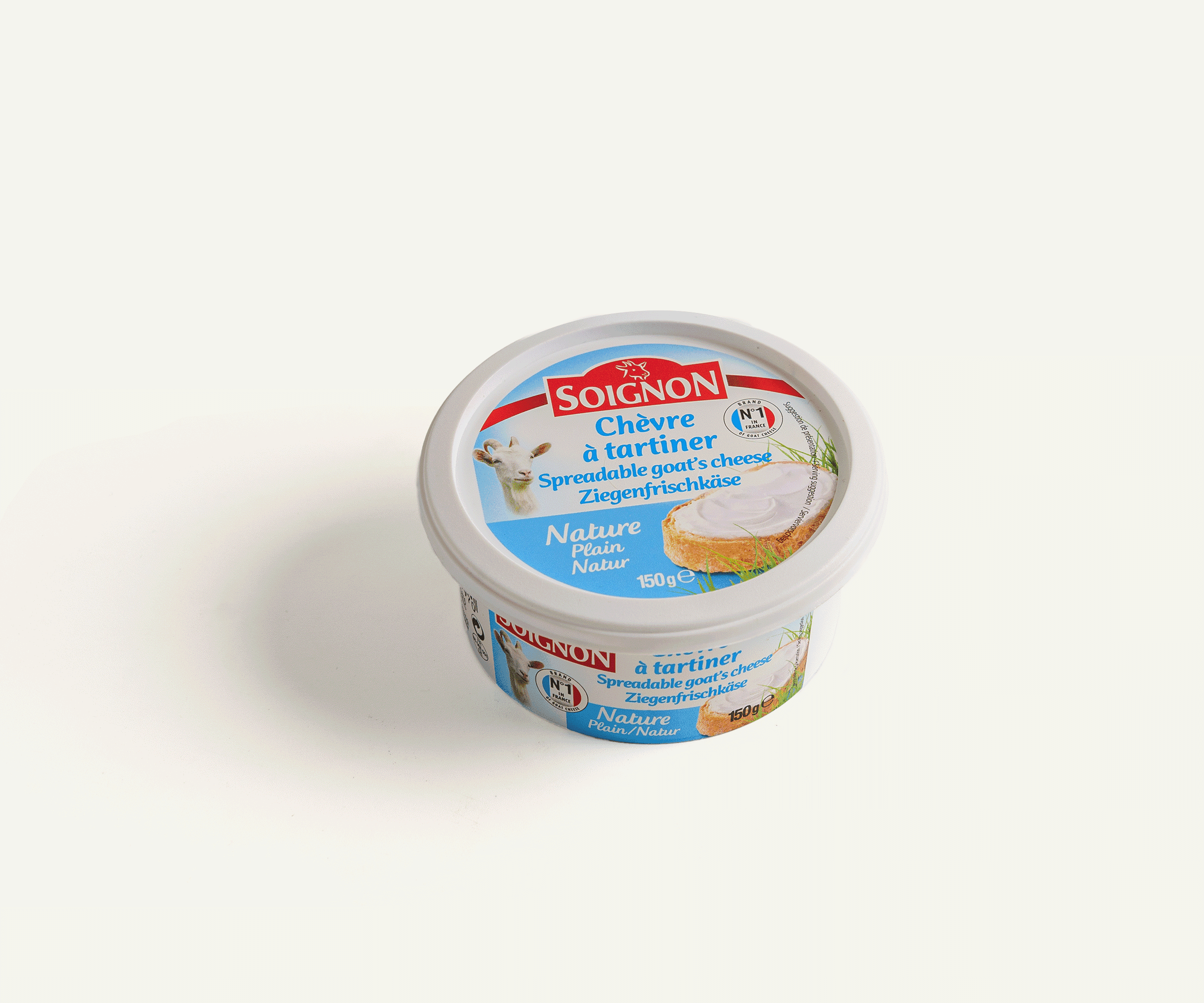 Queijo de cabra cremoso chèvre à tartiner 150g