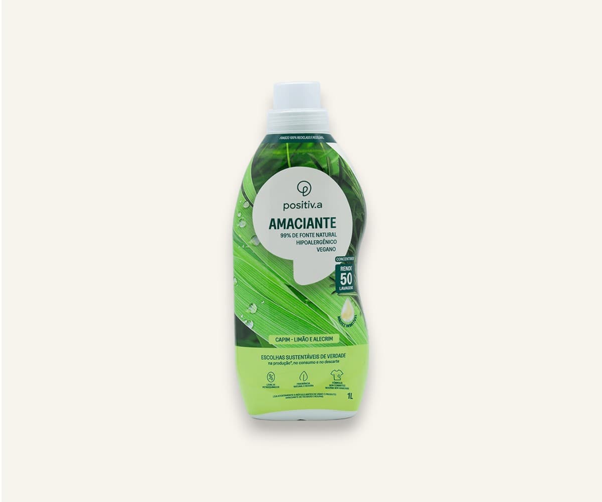Amaciante concentrado capim limão Positiv.a 1l