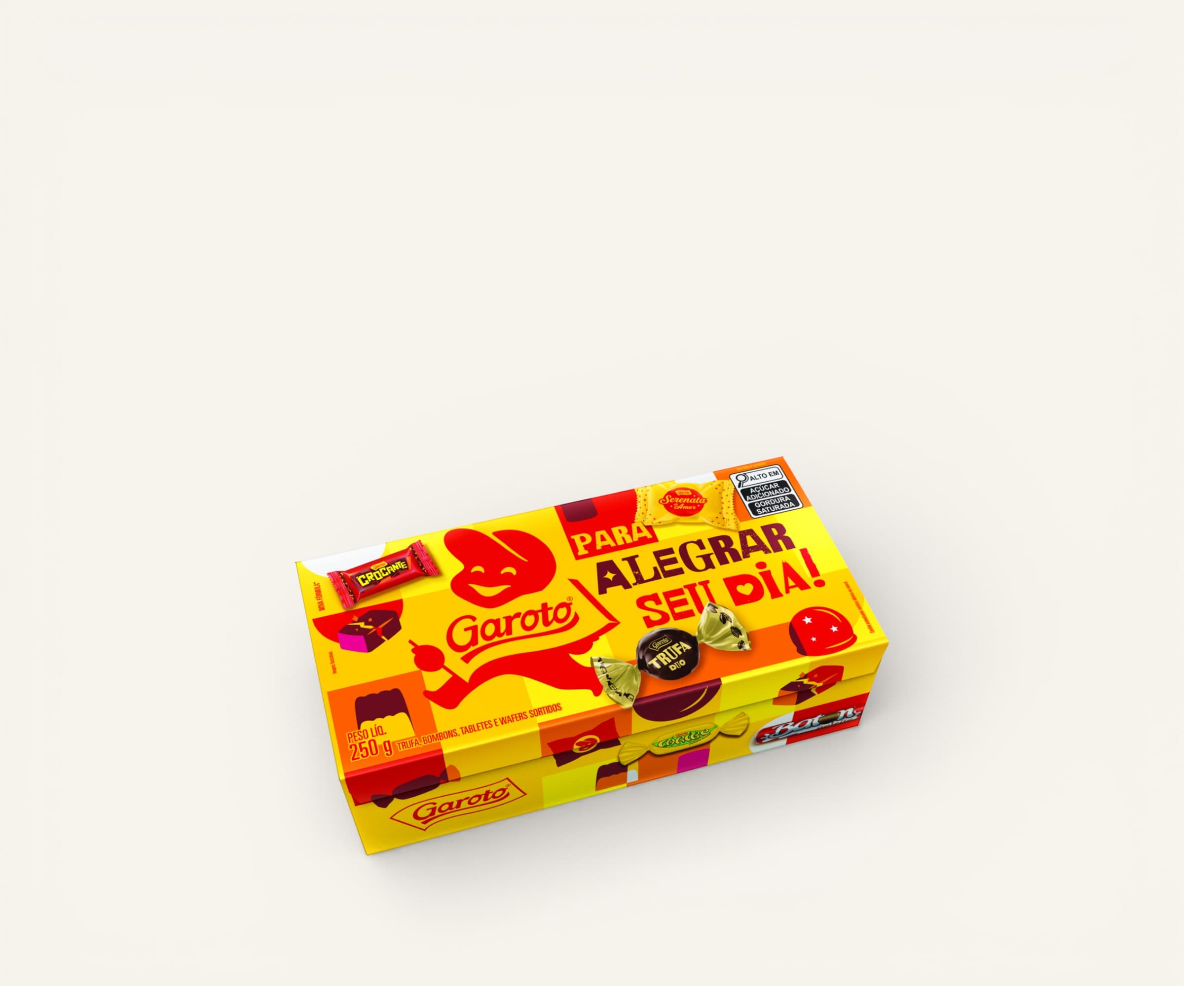 Caixa de bombom Garotices Garoto 250g