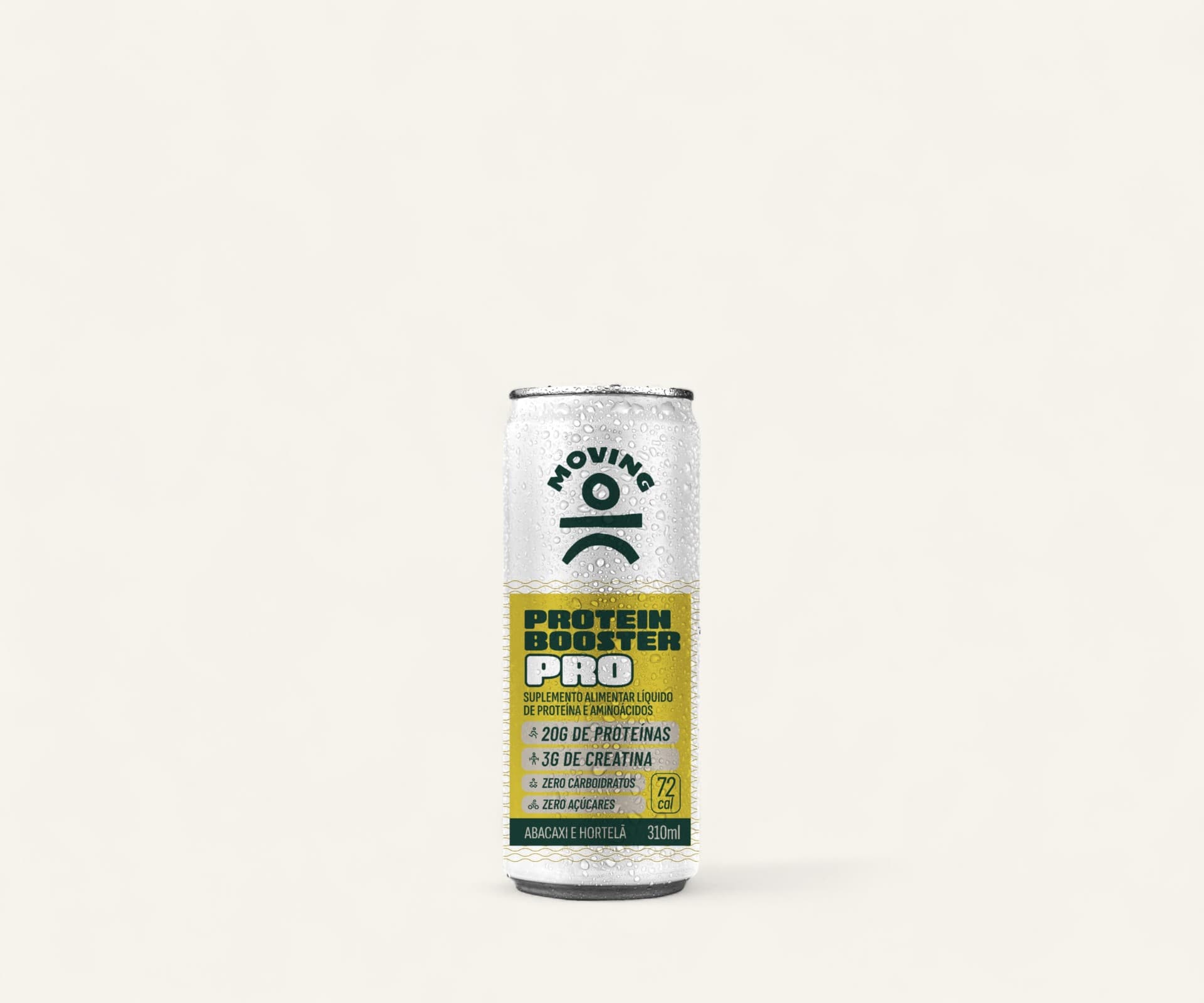 Bebida proteica com creatina sabor abacaxi e hortelã Moving 310ml