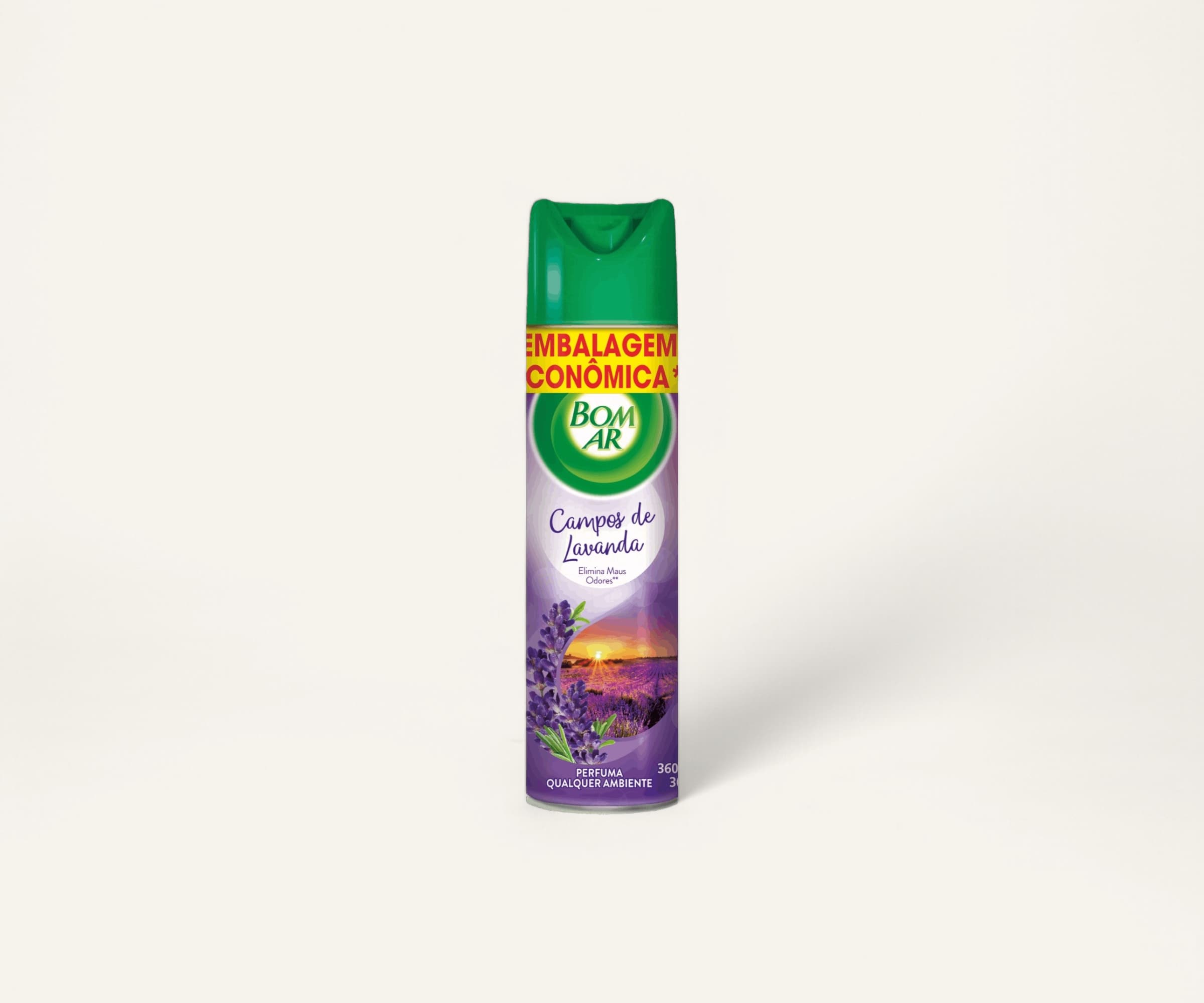 Neutralizador de odores campos de lavanda Bom Ar 360ml